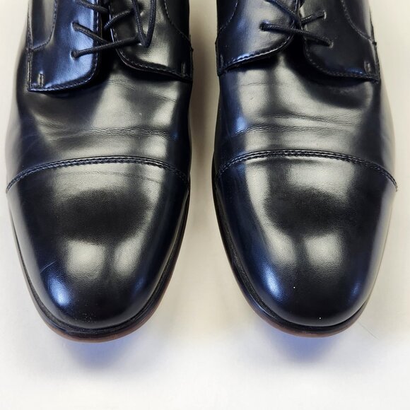 ALDO Men's Black Lace Up Dress Shoes sz 12 - Picture 3 of 11